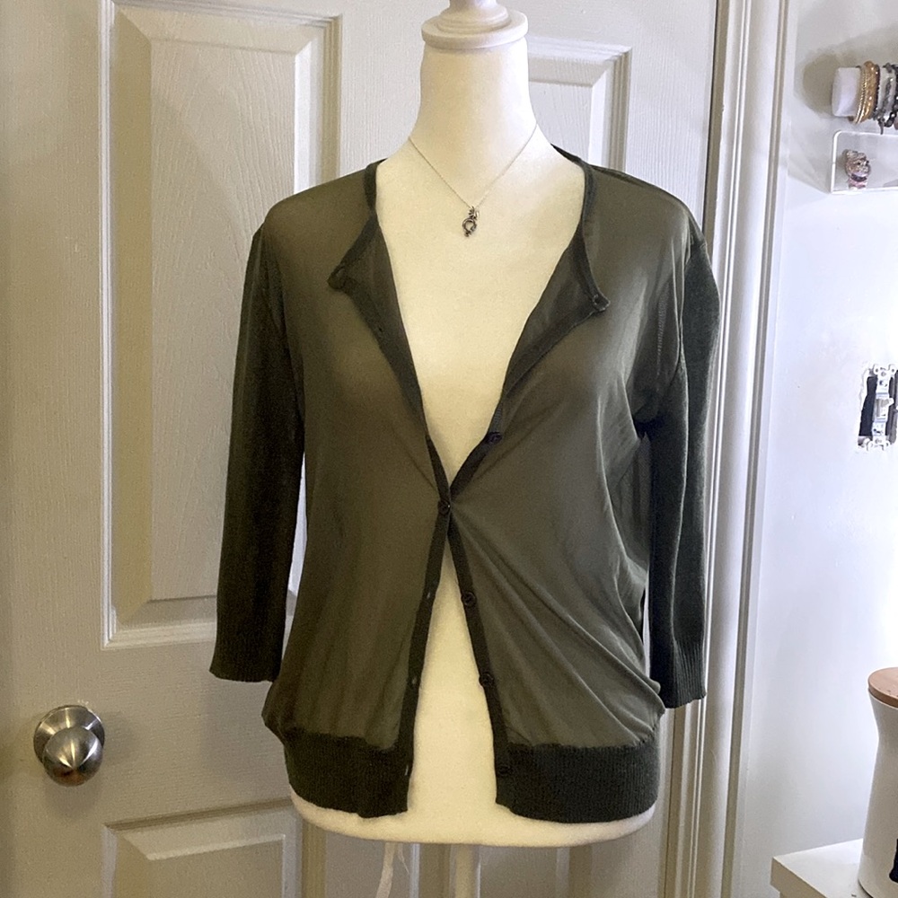 Mesh cardigan